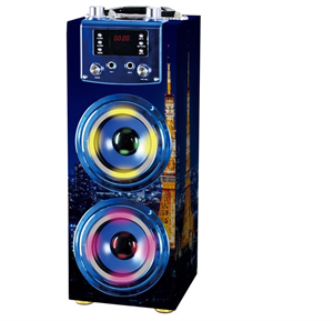 Image de Firstsing Portable Wooden Computer Phone Speaker