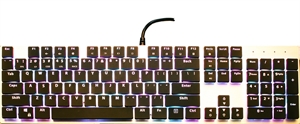 Show details for 104 Key RGB Backlight USB Wired Ergonomic Mechanical Gaming Keyboard Compatible with TTC axis Cherry  Picture of 104 Key RGB Backlight USB Wired Ergonomic Mechanical Gaming Keyboard Compatible with TTC axis Cherry