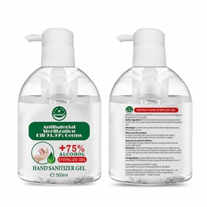 Agrandir l'image de Hand Sanitizer Gel Quick-drying Water-free Disposable Antibacterial Hygienic Gel Containing 75% Alcohol Bacteriostatic Gel for Home Office(500ml) Image de Hand Sanitizer Gel Quick-drying Water-free Disposable Antibacterial Hygienic Gel Containing 75% Alcohol Bacteriostatic Gel for Home Office(500ml)