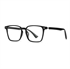 Image de BlueNEXT Blue Light Blocking Glasses,Men / Women Blue Blockers simple Square Fake Eyeglasses,Anti UV Ray Computer Gaming Glasses(black）