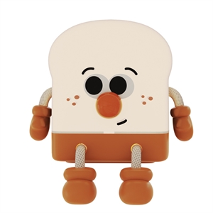 Show details for Cute Cartoon Toast Night Light Sleeping Night Light Bedside Lamp with Timing Picture of Cute Cartoon Toast Night Light Sleeping Night Light Bedside Lamp with Timing