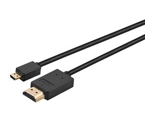 Show details for BlueNEXT HDMI to Micro HDMI Cable Ultra Thin Copper Wire Support 1080p 2k 4k 3D Picture of BlueNEXT HDMI to Micro HDMI Cable Ultra Thin Copper Wire Support 1080p 2k 4k 3D