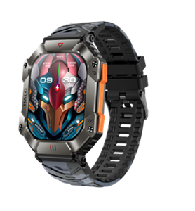 Picture of Blue NEXT 2.0inch Big Screen Smartwatch Camouflage Strap 650mAh Battery, BT Calling Compass Barometer Outdoor Fitness Tracker