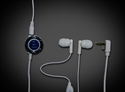 Picture of PSP2000 headphones with remote control and microphone