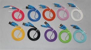 For iphone 5 colourful usb cable の画像