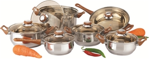 Show details for JP-SS02B 12PCS stainless steel cooking pot Picture of JP-SS02B 12PCS stainless steel cooking pot