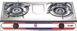 Show details for JP-GC204 Double burner Stainless Steel Gas Stove Picture of JP-GC204 Double burner Stainless Steel Gas Stove