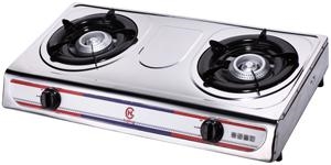 JP-GC206 Double burner Stainless Steel Gas Stove