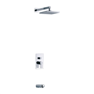 Single handle in-wall shower mixer