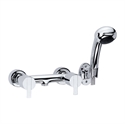Picture of Double handle in-wall shoer mixer
