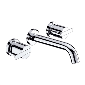 Изображение Double handle in-wall washbasin mixer