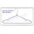 Non-SlipMetal Wire Clothing Hangers 97297-5