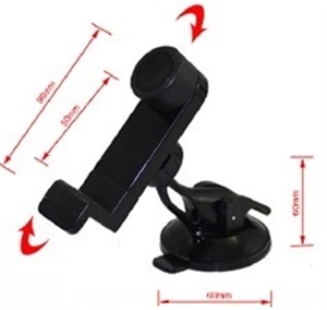 Picture of Sucker Universal Bracket 360 Degree Rotary Car Mount Holder w/ Suction Cup for IPHONE + More