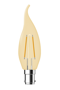 Picture of LED Filament Light Bulb Golden Tint Style