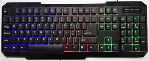 Agrandir l'image de Rainbow Backlight USB Wired Gaming Keyboard Image de Rainbow Backlight USB Wired Gaming Keyboard