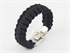 Image de U-shaped Stainless Steel Outdoor Camping Survival Bracelet Adjustable Buckle