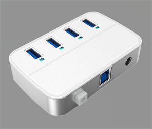 Agrandir l'image de USB 3.0 4-Port  Hub with BC 1.2 Charging Image de USB 3.0 4-Port  Hub with BC 1.2 Charging