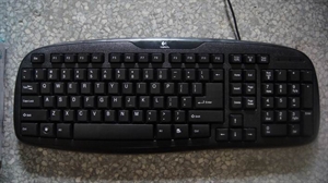 Show details for logitech ABS plastic 104 keys  keyboard  Picture of logitech ABS plastic 104 keys  keyboard