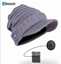 Picture of Knitted Fold Bluetooth Beanie Hat  Bluetooth Scarf  Bluetooth cap with Headphone for men and women