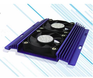 Show details for 50MM 3.5‘’ HDD dual fan cooler Picture of 50MM 3.5‘’ HDD dual fan cooler