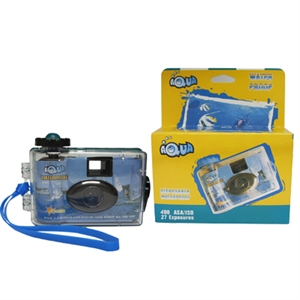 Disposable waterproof cameras