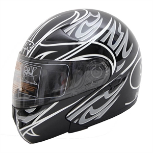 DOT ECE Double Visor Flip up helmet  FS016 の画像