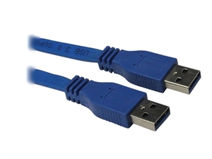 Agrandir l'image de Flat USB3.0 A male cable Super Speed Image de Flat USB3.0 A male cable Super Speed