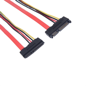 Show details for SATA 22P male/female cable Picture of SATA 22P male/female cable