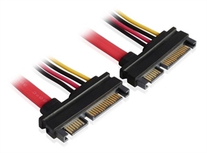 Show details for SATA cable 7+15p Male to male Date Power cable Picture of SATA cable 7+15p Male to male Date Power cable