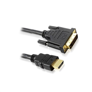 Show details for HDMI male to DVI (24+1) Male cable Picture of HDMI male to DVI (24+1) Male cable