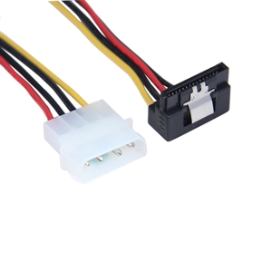 Show details for SATA 15pin to Molex power cable with latch--angled Picture of SATA 15pin to Molex power cable with latch--angled