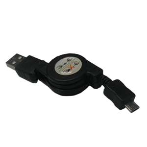 Retractable USB AM to Micro 5P Data/Charging Cable の詳細を表示 Retractable USB AM to Micro 5P Data/Charging Cable の画像