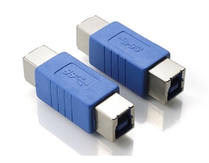 Show details for USB 3.0 B Female to Female Adapter Picture of USB 3.0 B Female to Female Adapter
