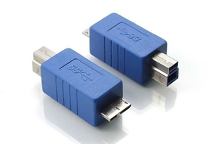 Показать информацию о USB 3.0 B Male to Micro B Male Adapter Изображение USB 3.0 B Male to Micro B Male Adapter