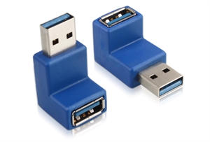 Show details for USB 3.0 A Male to Female Adapter 90°(Right Angle) Picture of USB 3.0 A Male to Female Adapter 90°(Right Angle)