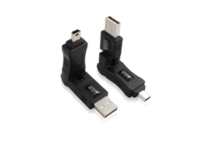 Показать информацию о USB2.0 A male to Mini 5pin adapter 360 degree Изображение USB2.0 A male to Mini 5pin adapter 360 degree