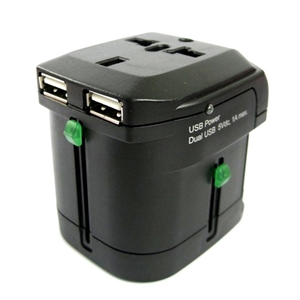 Show details for dual usb travel adaptor Picture of dual usb travel adaptor
