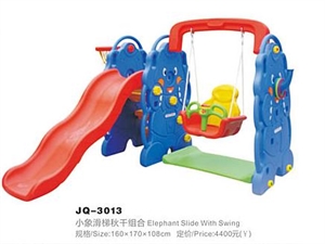 Image de JQ3013 elephant slide with swing