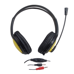 Show details for Headphone with microphone Picture of Headphone with microphone