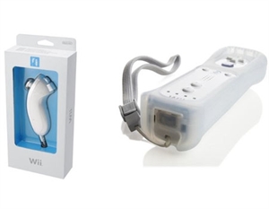 Wii Nunchuck  Remote Controller Set