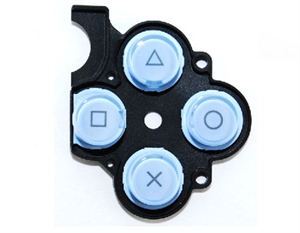 PSP 2000 keystoke with D-pad Rubber(Blue)
