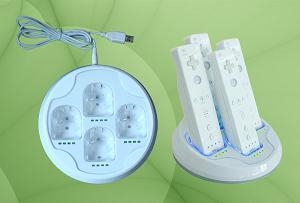 Show details for 4 in 1 wiimote charging stand Picture of 4 in 1 wiimote charging stand