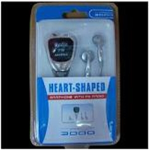 Agrandir l'image de 3in1 heart-shaped earphone with FM radio for Image de 3in1 heart-shaped earphone with FM radio for