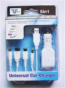 Show details for 5 in 1 Universal car charger Picture of 5 in 1 Universal car charger