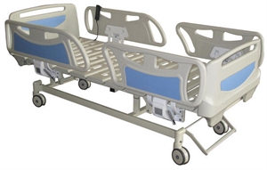 Image de Medical Electric ICU Hospital Beds Electro-Coating With ABS Handrails