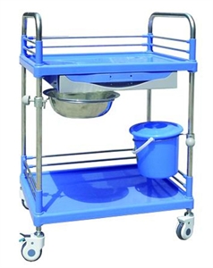 BT-SPY005 Easy clean and move ABS steel-plastic medical trolleys の画像