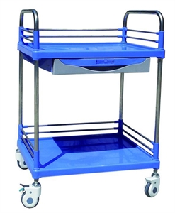 ABS Steel-Plastic Medical Trolleys With Dual-Panel Construction の画像