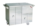 Picture of Anti Corrosive Movable Food Stainless Steel Medical Trolley Environment Friendly