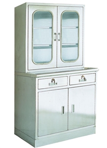 Picture of Stainless Steel Medical Trolley For Cupboard 900 x 500 / 300 x 1800mm