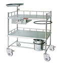 Изображение Stainless Steel Medical Trolley Cart / Hospital Furniture For Nurse